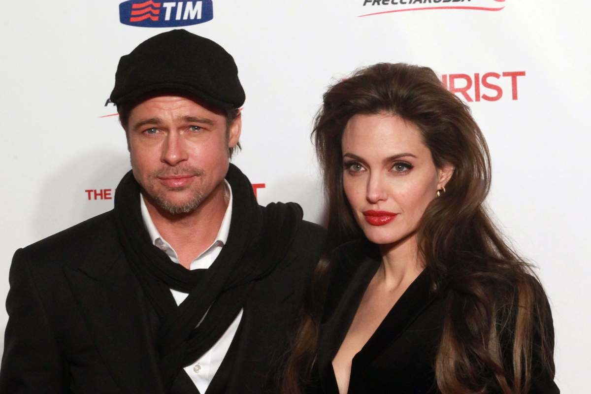 Brad Pitt e Angelina Jolie a un evento