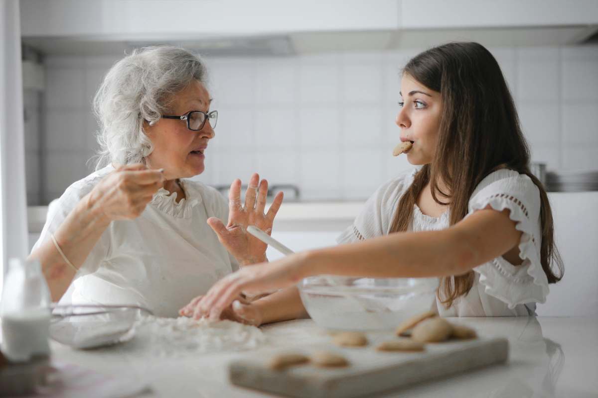 Nonna e nipote