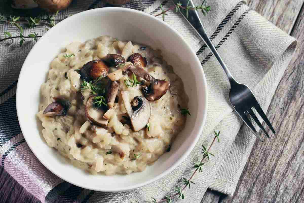 Risotto ai funghi dieta 