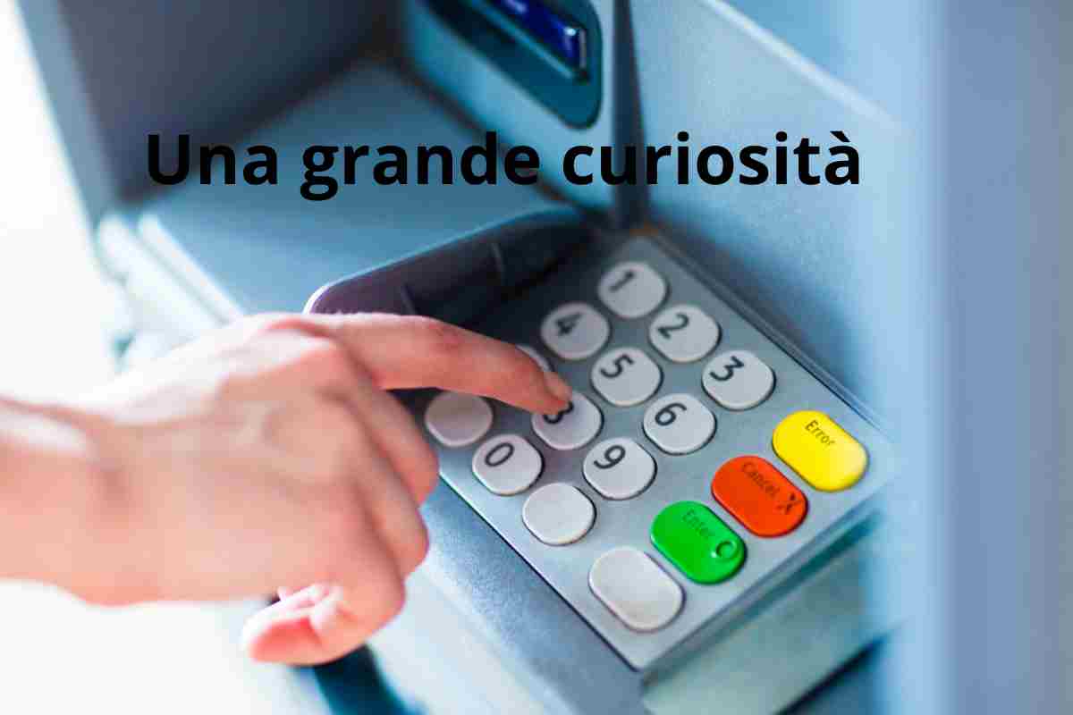 Bancomat cosa succede tasto 9